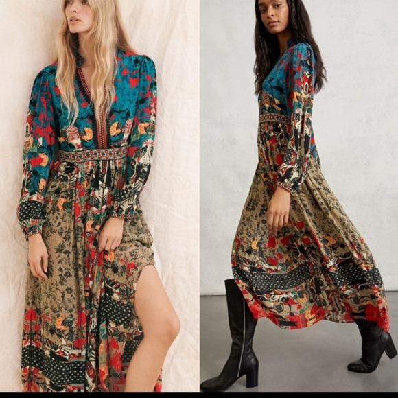 Anthropologie Dresses & Skirts - Anthropologie  Bhanuni by Jyoti Contrast Maxi